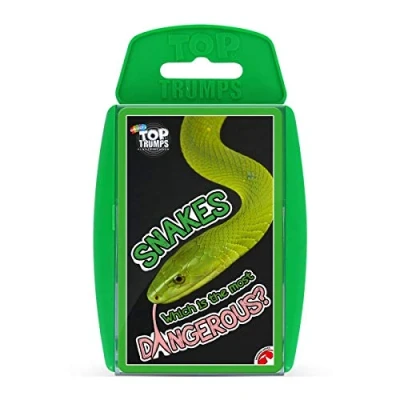Image of Top Trumps 28134 Snakes Classics Travel Card Game, Multi