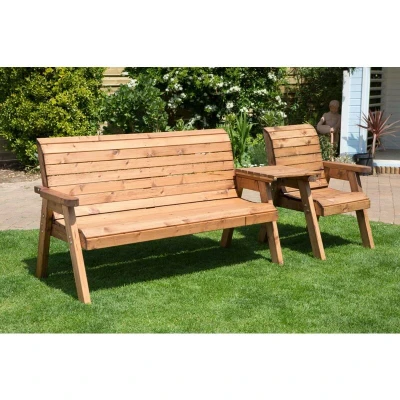 Image of Charles Taylor Four Seat Comp Set Straight W2600 D900 H980 Weight 45kg