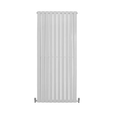 Image of Designer Radiators 160 x 70cm Flat Panel Modern Central Heating Gloss White Vertical Column Double Wall Mounted Slimline Kitchen Living Room Bathroom Commercial Cleaning Brush &amp; Fixing Kit
