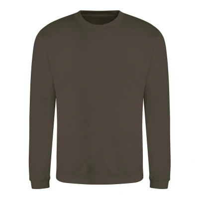 Image of AWDis Men&#039;s Sweat Sweatshirt, Grey (Olive), Medium