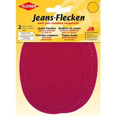 Image of Kleiber Denim Jean Repair Patches, Red