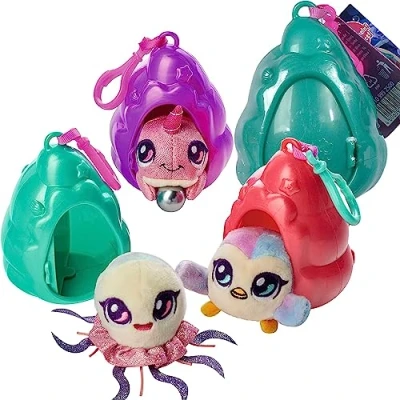 Image of Simba 105952560026 Pearly Pods, colorful bowl with a random creature inside, height approx. 8 cm, from 3 years
