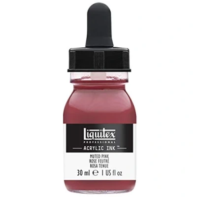 Image of LIQUITEX 4260504 Special Release Collection, Professional Acrylic Ink, Muted Pink, 3.8 x 9.5 cm
