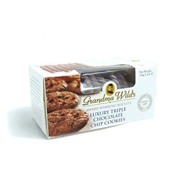 Image of Grandma Wild&#039;s Luxury Triple Chocolate Chip Cookies 150g