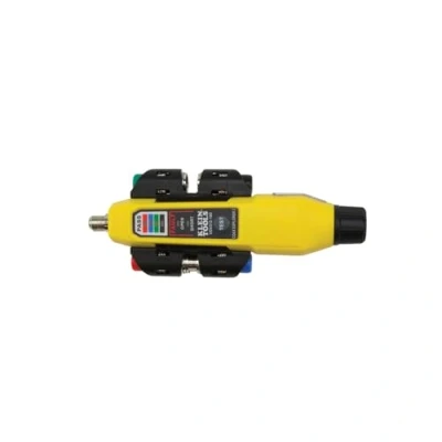 Image of Klein Tools Coax Tester Tracer Mapper with Remote Kit, Test up To 4 Locations, Explorer 2 VDV512 101, Yellow