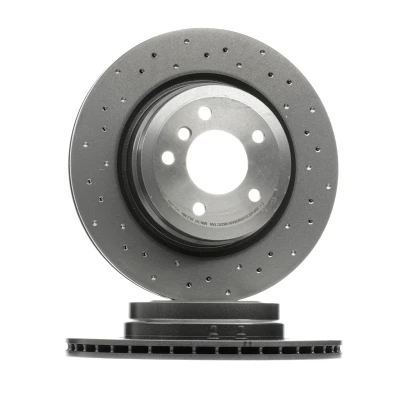Image of 34216764655, 34216855004 Brake disc BREMBO XTRA LINE 09.A270.1X 336mm 22mm 5 perforated/vented Coated High carbon BMW: 3 Touring, Saloon, Coupe