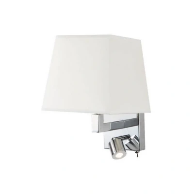Image of GUrkovo Sconce Wall Lamp 1 Light Led 3W Metal Shade Chrome