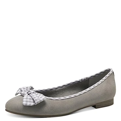 Image of MARCO TOZZI Women&#039;s 2 22180 41 Ballerina Strap, Taupe Comb, 4