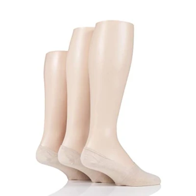 Image of 3 Pair Natural Fine Bamboo Liners Men&#039;s 7 11 Mens SOCKSHOP