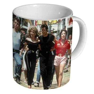Image of Grease John Travolta Scene Ceramic Coffee Mug/Cup