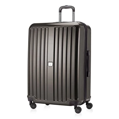 Image of HAUPTSTADTKOFFER X Berg Luggage Suitcase Hardside Spinner Trolley 4 Wheel Expandable TSA, 75 cm, 126 Liter, Graphite glossy