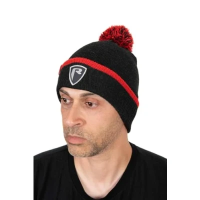 Image of Fox Rage Voyager Dark Grey Bobble Hat Fishing beanie
