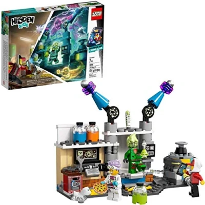 Image of LEGO Hidden Side 70418 J.B.’s Ghost Lab Building Set, AR Games App, Toys for 7 Years Old Boys and Girls, Interactive Augmented Reality Playset with 4 minifigures