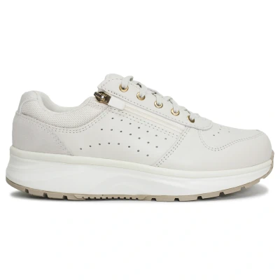 Image of Dynamo Zip Leather Textile Women&#039;s Low Top Trainers