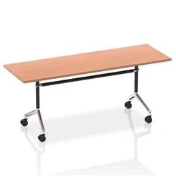 Image of Impulse 1800mm Flip Top Rectangular Table Beech