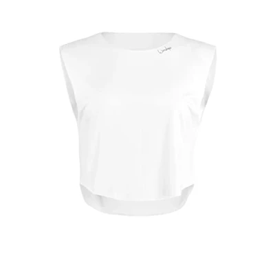Image of WINSHAPE Women&#039;s Aet115ls Light and Soft Cropped Top Yoga Shirt, Ivory, S