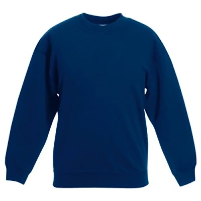 Image of FRUIT OF THE LOOM Kids Classic Set in Sweatshirt Jumper SS201 (14/15 Years, Navy)