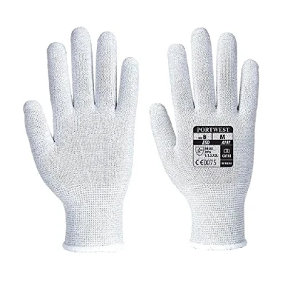 Image of Portwest Antistatic Shell Glove Grey Large