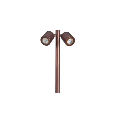Image of Low Voltage LED Twin Pole Spike Light Bronze 3000K Collingwood