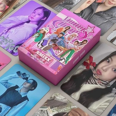 Image of 55pcs Kpop Cards NMIXX Mini Album Merch Photocards Set Photo Fan Gift