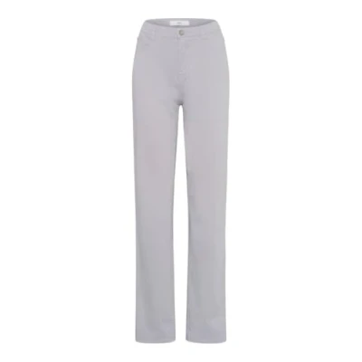 Image of BRAX Women&#039;s Style Carola Five Pocket Trousers in Cotton Stretch Pants, Gray, 31W x 30L