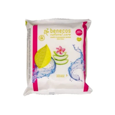 Image of Benecos Natural Cosmetics Cleansing Wipes vegan 25 piece