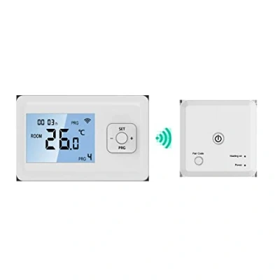 Image of Smart Wi Fi Thermostat with RF Receiver, APP and Voice Control, Compatible Alexa Google Assistant for Gas Boiler Heating Wall Mounted or Tabletop Style