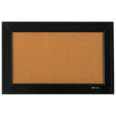 Image of Quartet Cork Bulletin Board, 11 x 17 Inches, Black Frame (79279)