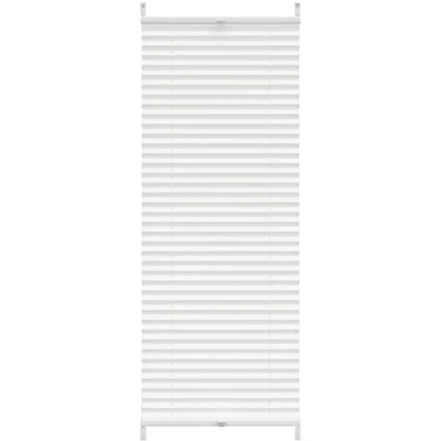 Image of vidaXL Plisse Blind 40x100cm White Pleated