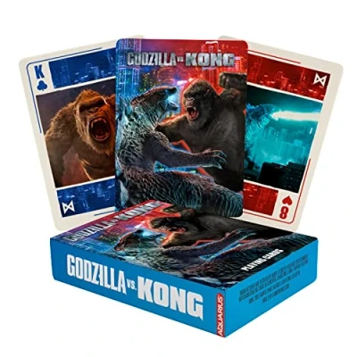 Image of Aquarius Godzilla vs Kong Playing Cards Themed Deck of for Your Favorite Card Games Officially Licensed Merchandise &amp; Collectibles