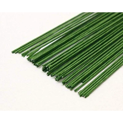 Image of Green florist wire 22 gauge