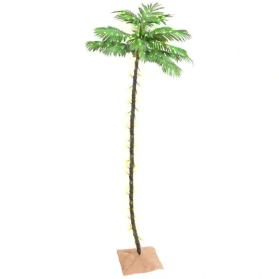 Image of vidaXL LED Palm Tree Warm White 192 LEDs 300 cm