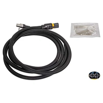 Image of 81271206187 ABS Sensor FEBI BILSTEIN 104521 Rear Axle Right with grease 1150Ohm 1918mm 2140mm