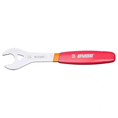 Image of Unior tool&#039;s Cone Wrench, Single Sided 15 Red