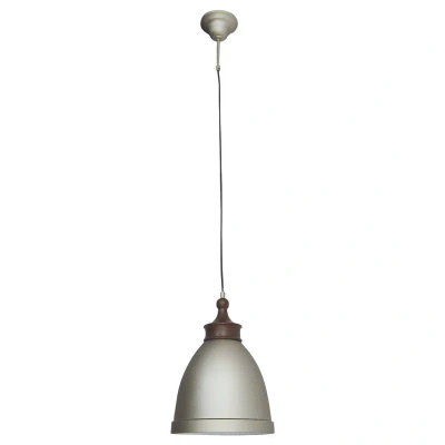 Image of Pinhead 25cm Dome Pendant Ceiling Light Silver 1xE27