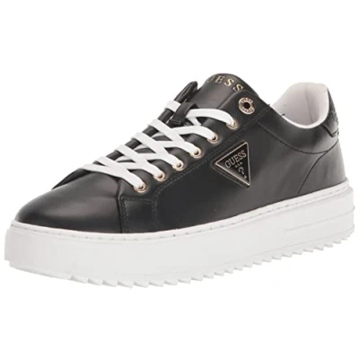 Image of GUESS Women&#039;s Denesa Sneaker, Black 002, 7 UK