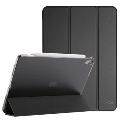 Image of ProCase Smart Case for iPad Air 11 inch M2 2024 6th /10.9 5th 2022/Air 4th 2020, Protective Cover 6 5 4 Generation Black