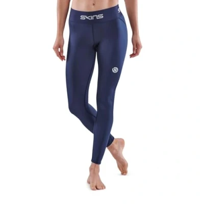Image of SKINS Series 1 Women&#039;s 7/8 Tights Navy Blue