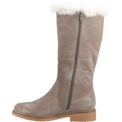 Image of Hush Puppies Women&#039;s Millie Long Boots, Taupe, 6 UK