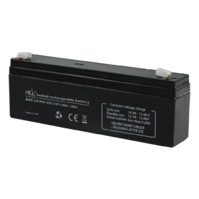 Image of HQ Rechargeable Lead Acid Battery 12V 2000mAh 178mm x 34mm 66mm