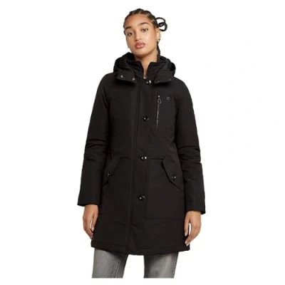 Image of G Star Women&#039;s Vodan Padded Hooded Slim Parka, black (dk D26404 D908 6484), XS