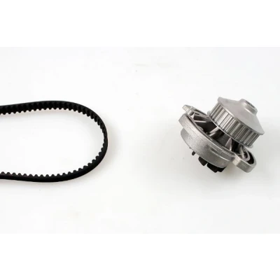 Image of 030121005LX Water Pump + Timing Belt Kit HEPU PK05330 128 19mm VOLKSWAGEN: GOLF 2, Polo II Hatchback, Coupe, SEAT: Ibiza 2