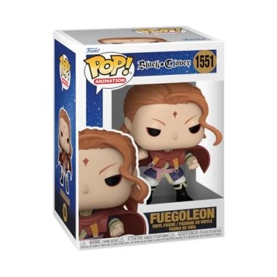Image of Funko POP! Animation: Black Clover Fuegoleon Vermillion Collectable Vinyl Figure Gift Idea Official Merchandise Toys for Kids &amp; Adults Anime Fans Model Collectors and Display