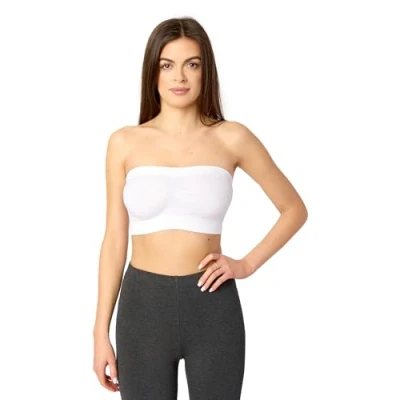 Image of Merry Style Women&#039;s Bandeau Top 06 161 (Dark Blue, S M)