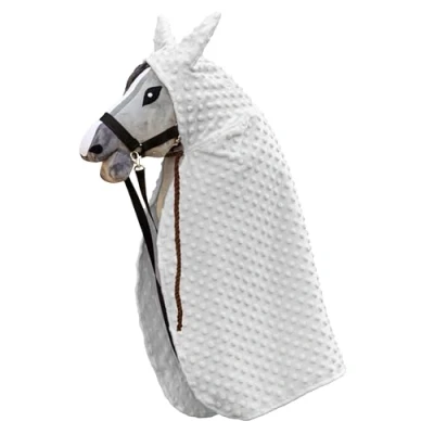 Image of SKIPPI Cape for Hobby Horse Grey, Accessories Hors, Gift Lover on Kiev, Fits Most Horses A3 and A4