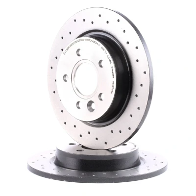 Image of 30666802, 30769113, 307691130, 31341645, 31341646 Brake disc BREMBO XTRA LINE 08.9975.1X 280mm 11mm 5 solid, Perforated Coated VOLVO: V40 Hatchback