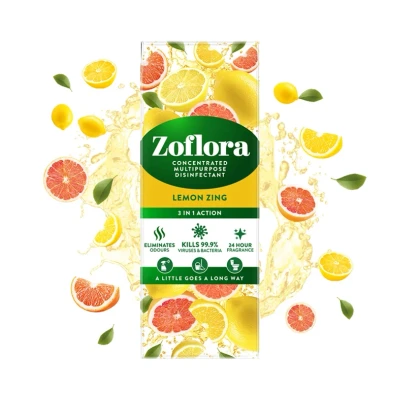 Image of Zoflora Lemon Zing Disinfectant 500ml