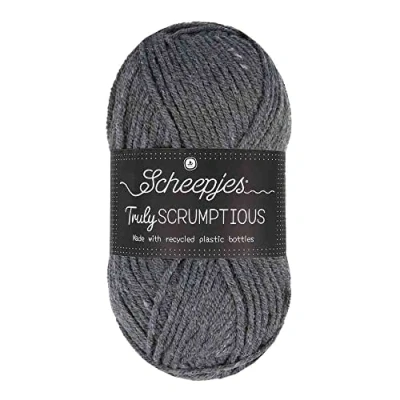 Image of Scheepjes Truly Scrumptious 380 Black Sesame Muffin Yarn 5x100g
