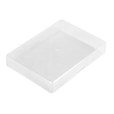 Image of WestonBoxes Plastic Playing Card or Poker Storage Boxes 15mm Deep Also Stores Magic the Gathering Cards (Clear, Pack of 240)