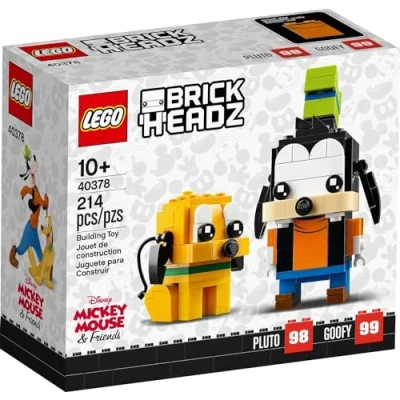 Image of LEGO Disney Brickheadz Goofy and Pluto Set 40378